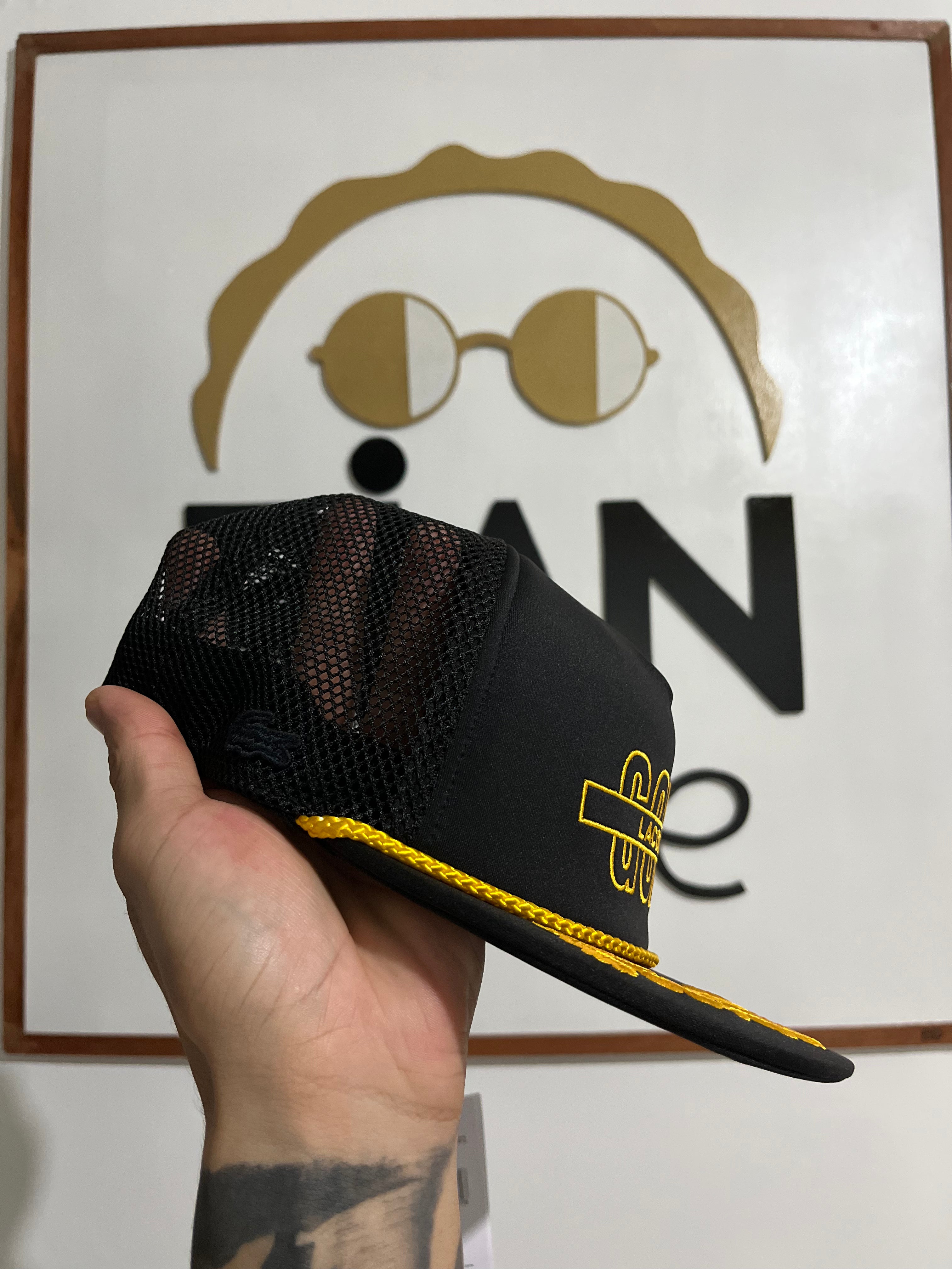 Boné Lacoste Golf Embroidered Black