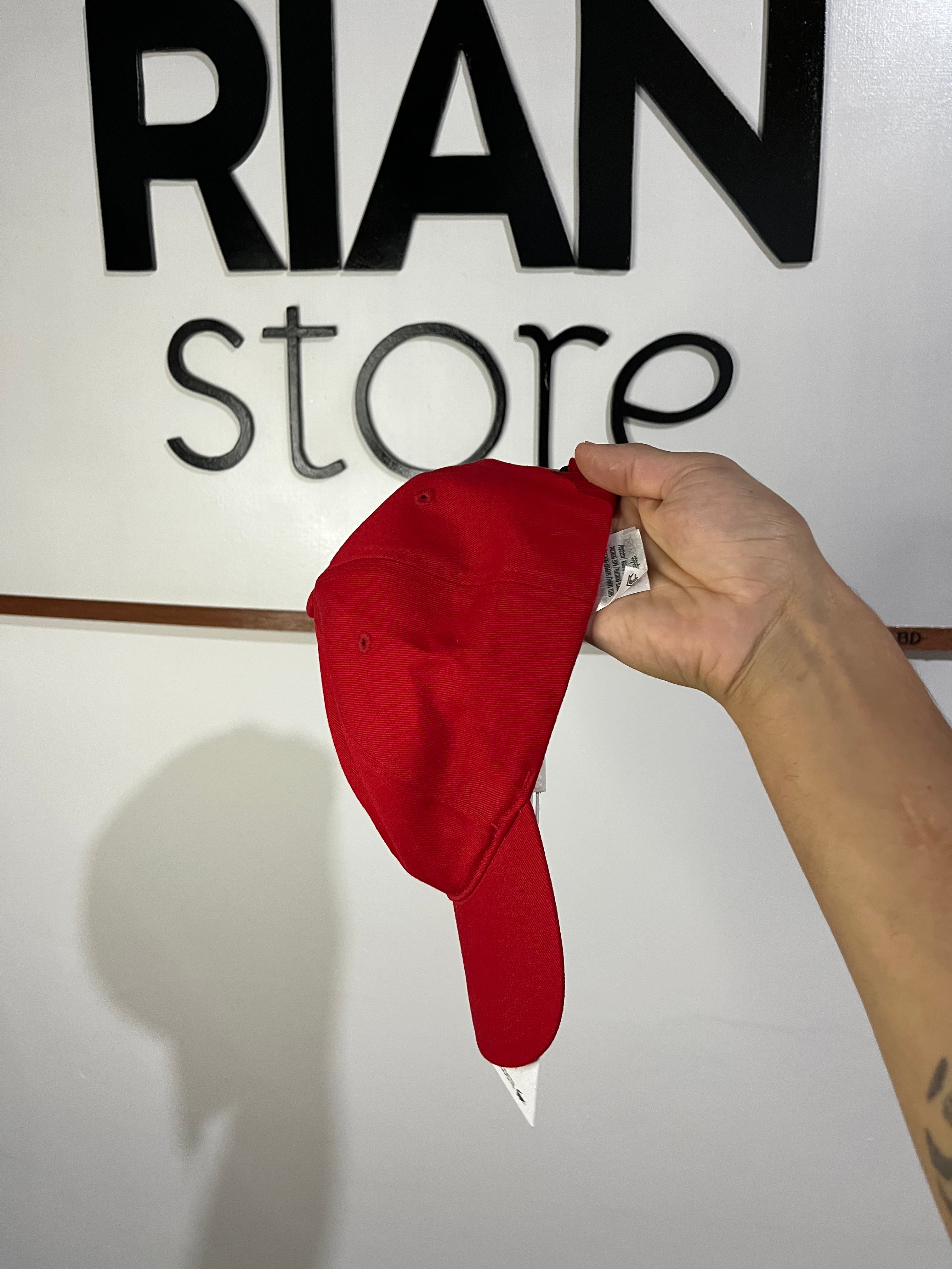 Boné Lacoste Gabardine de Algodão - Vermelho