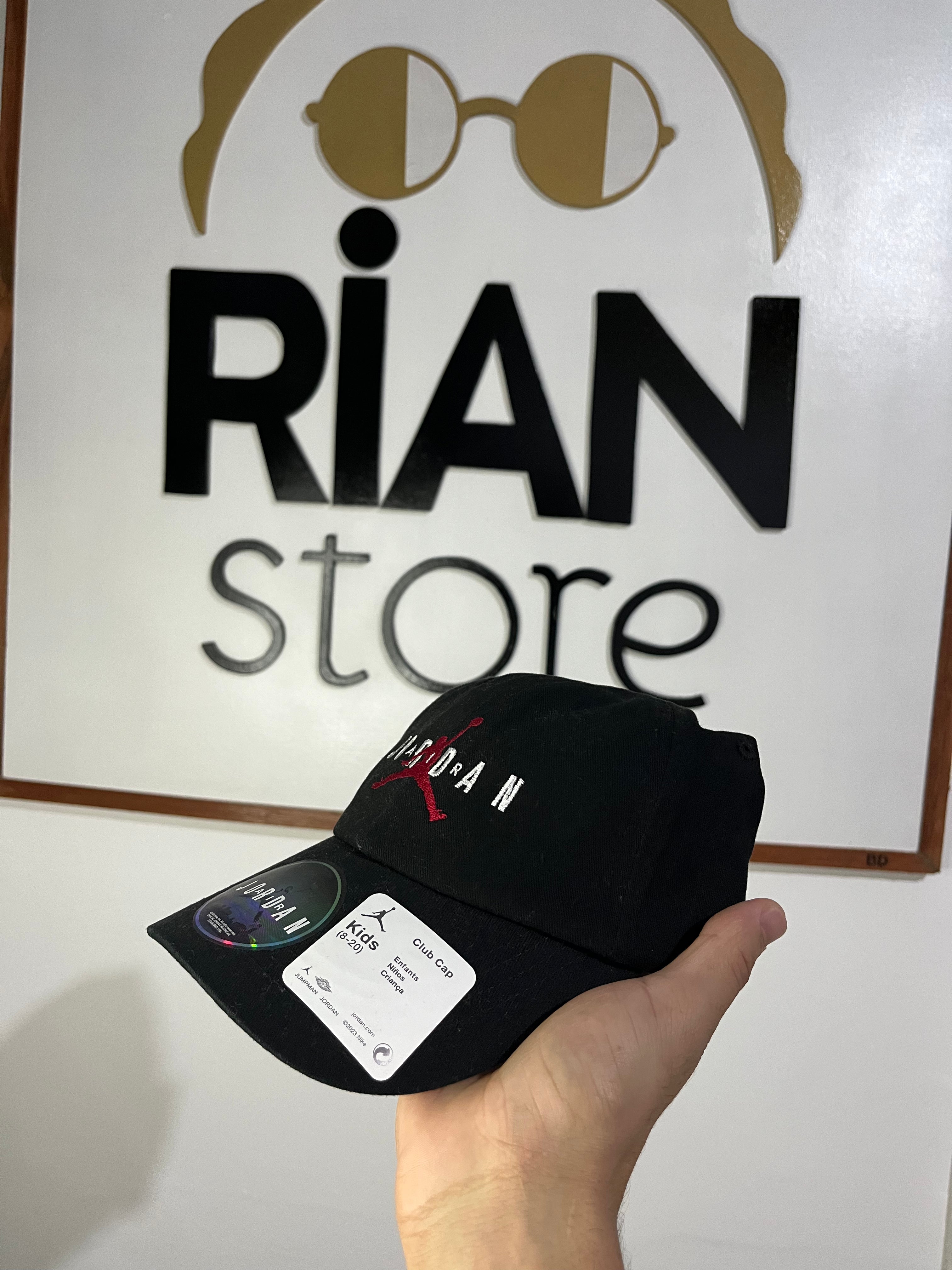 Boné Jordan Infantil Ajustável - Preto