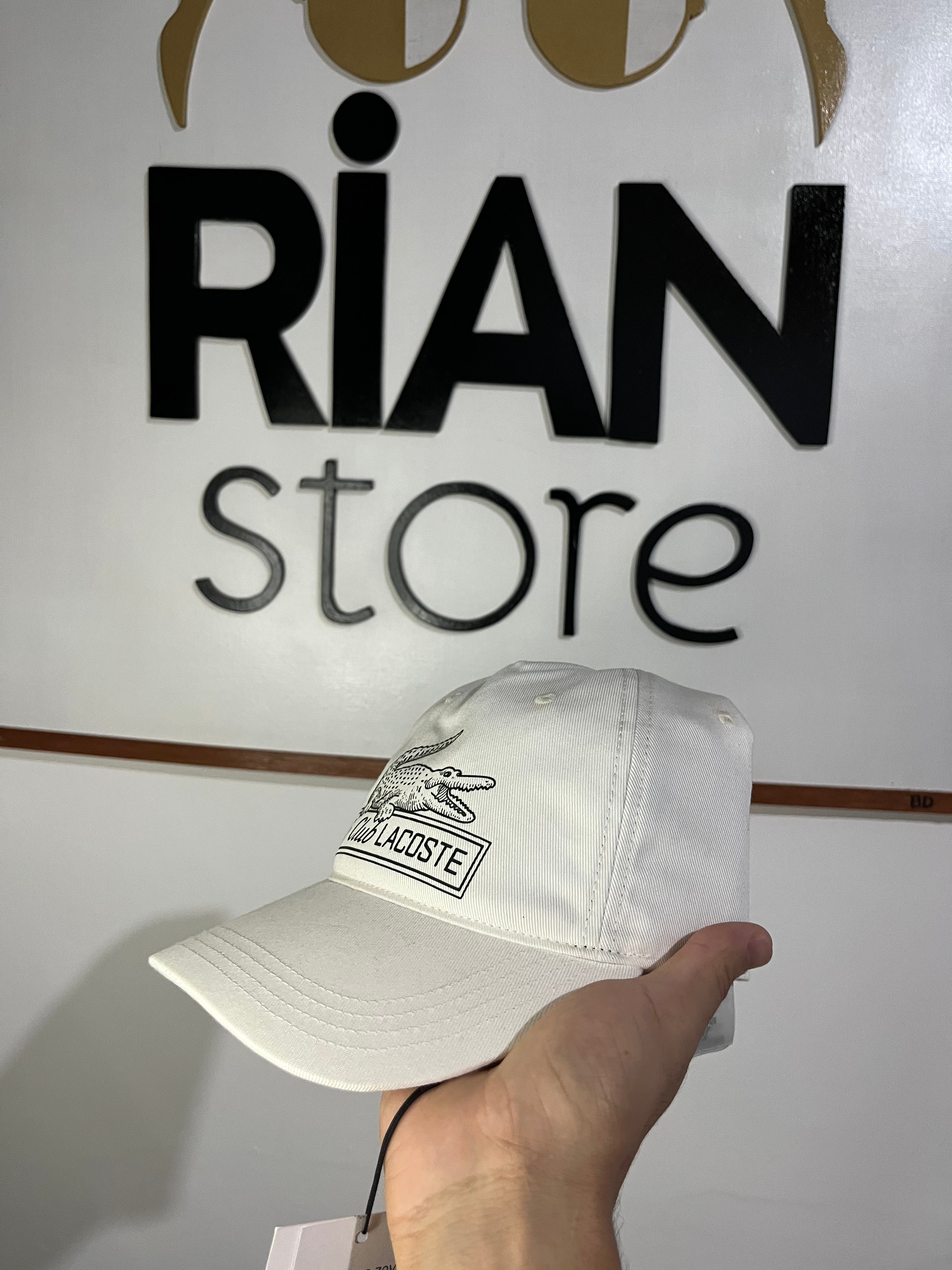 Boné Lacoste Le Club - Branco