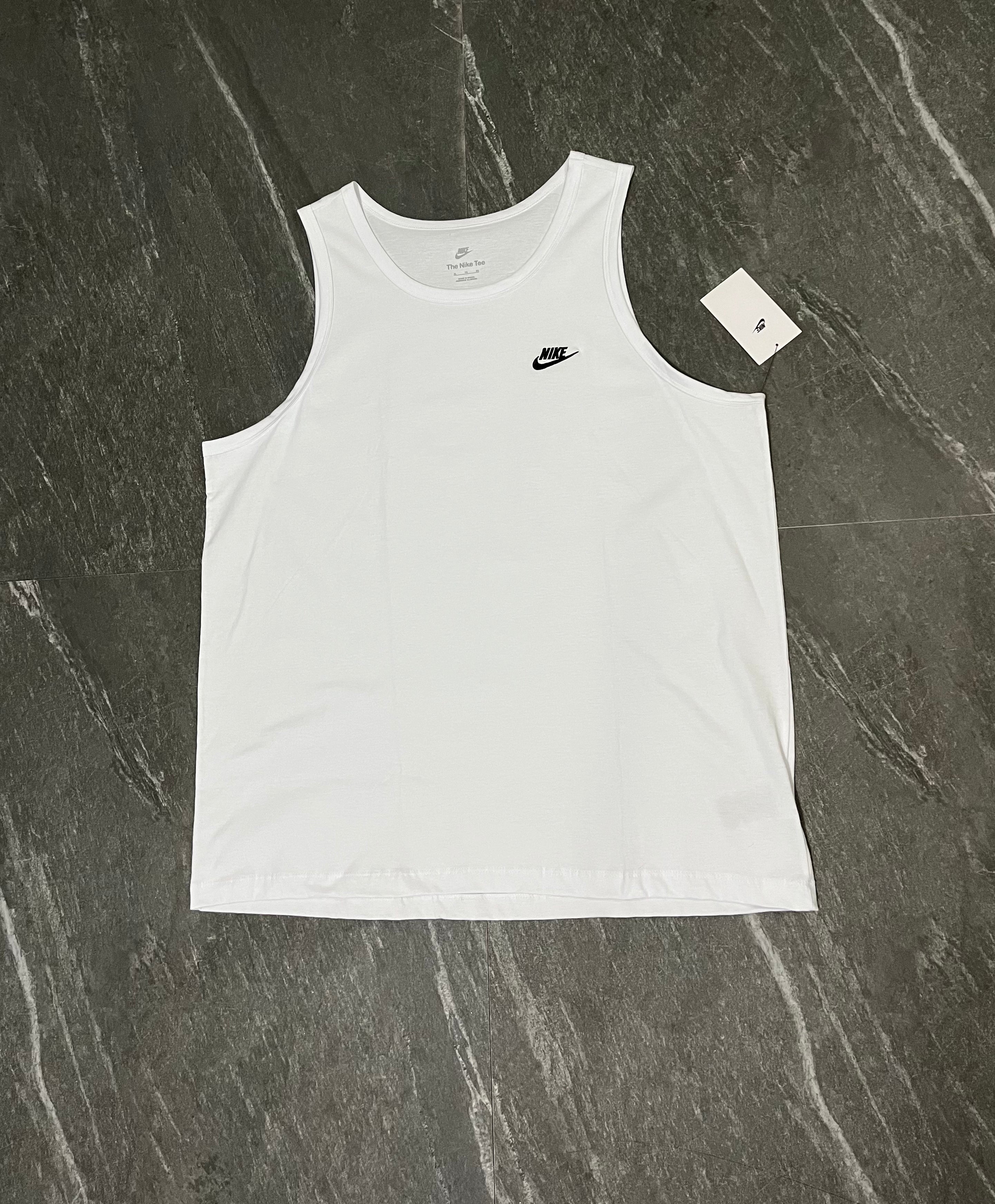 Regata Nike Sportwear Club Masculina Branca