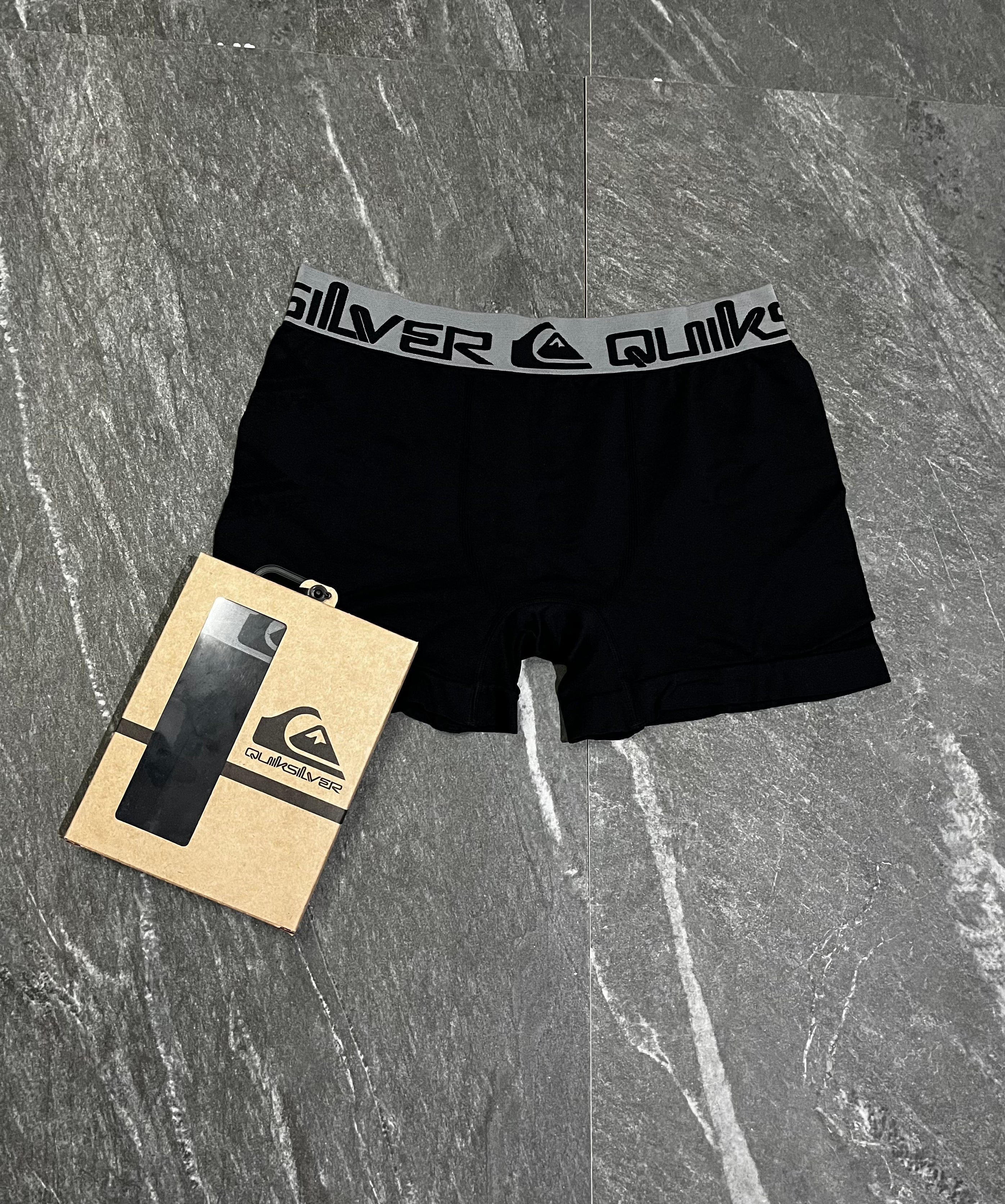 Cueca Quik Silver - Preto/CInza