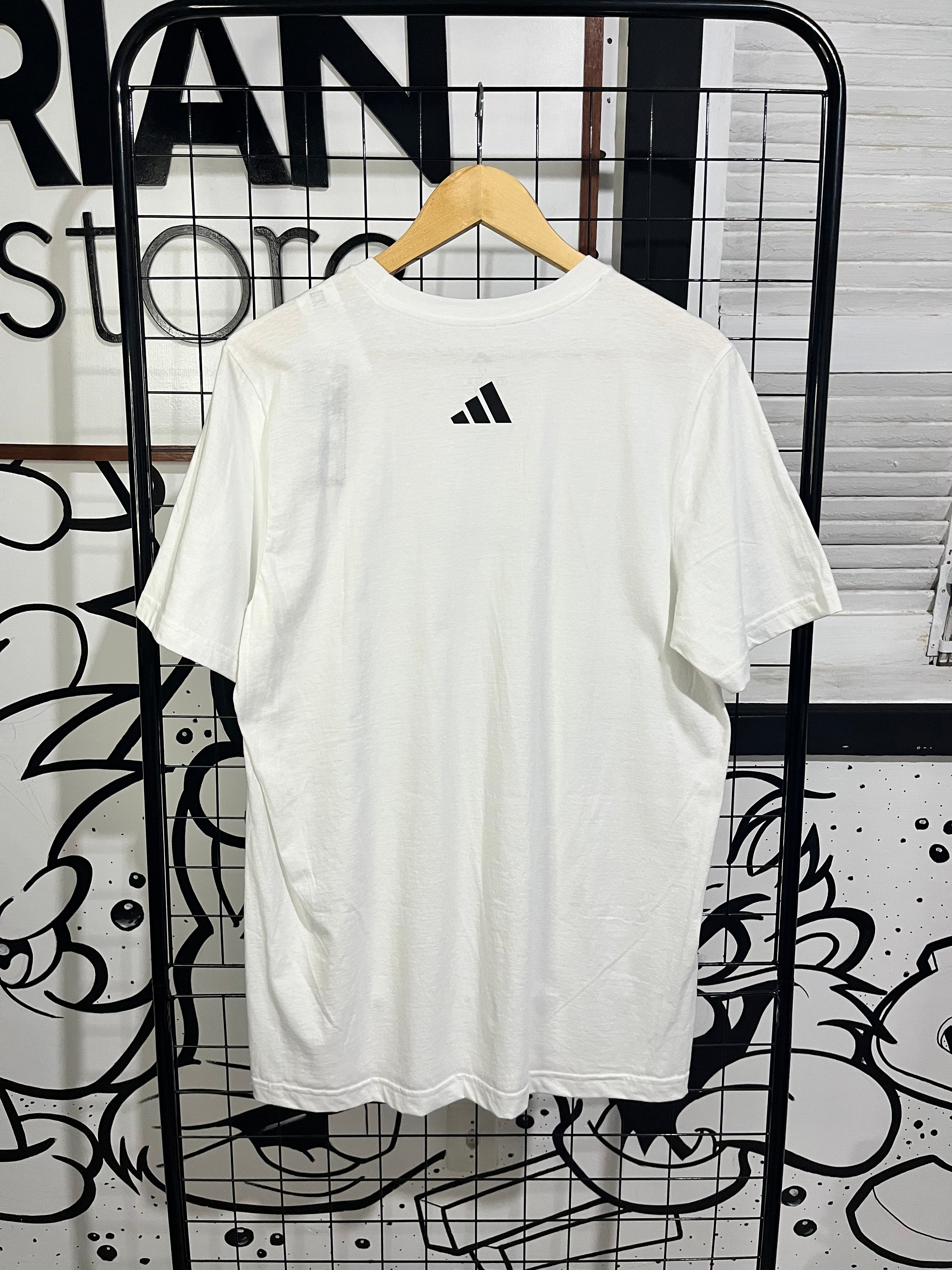 Camiseta Adidas Small Logo Linear Branca