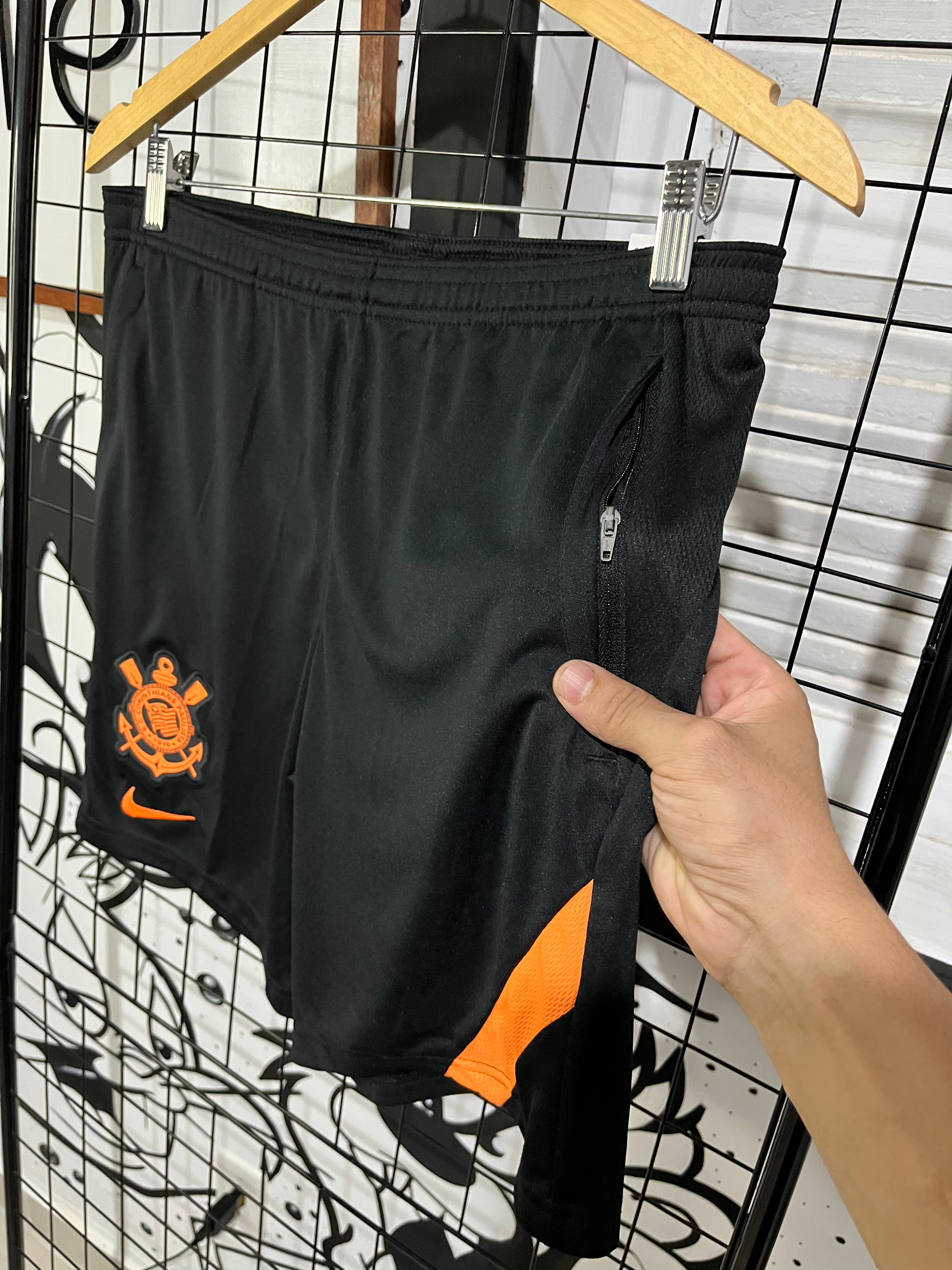 Shorts Nike Dry Fit Corinthians - Preto