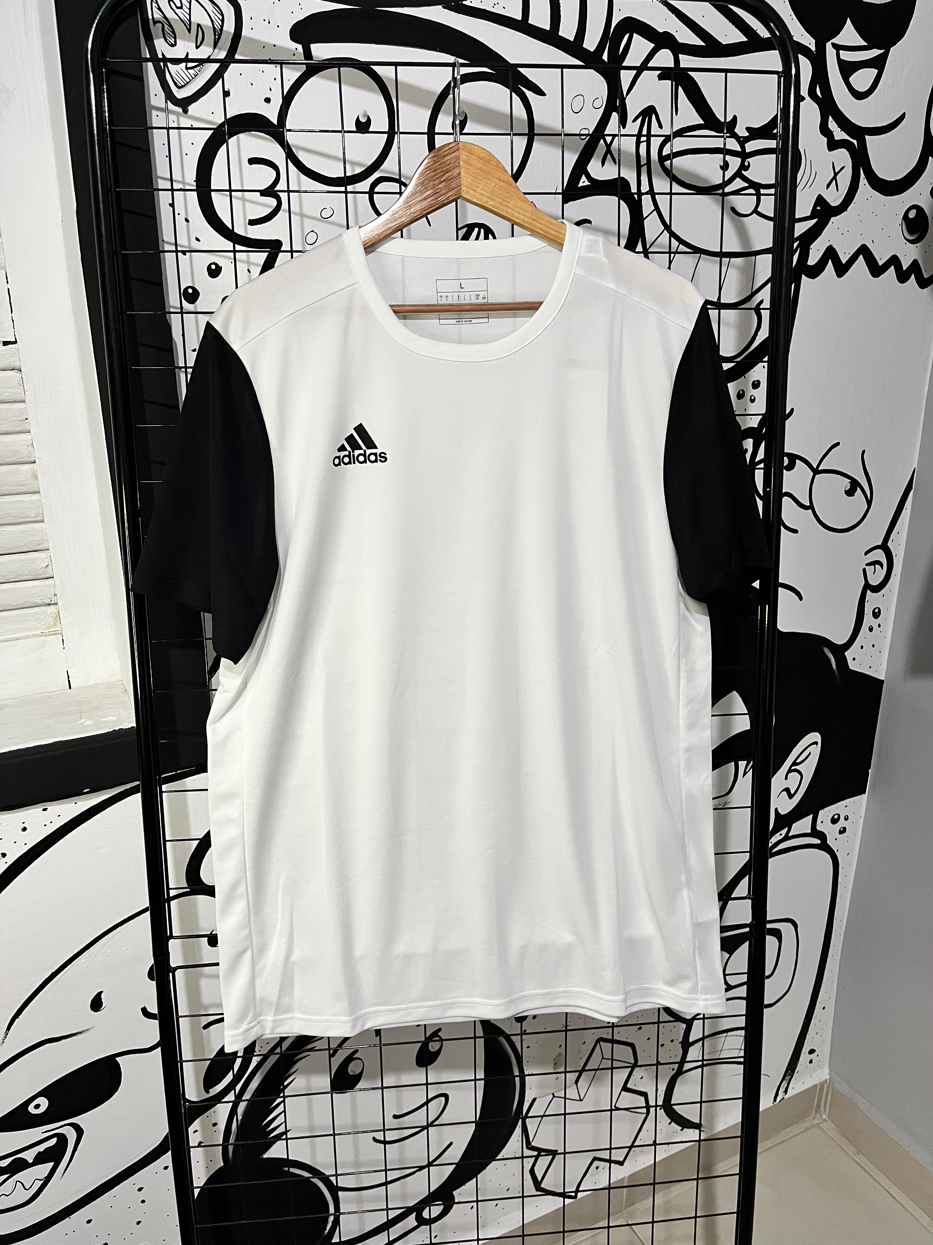 Camiseta Adidas Estro 19 - Branco/Preto
